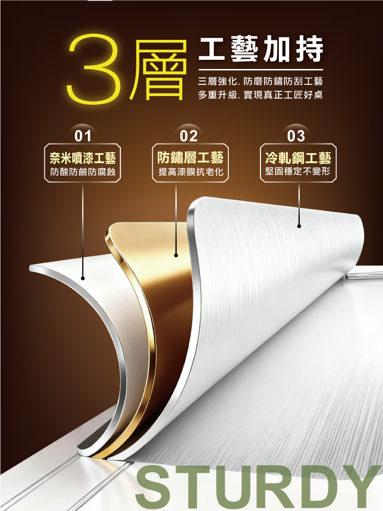 【ANDYMAY2】阿姆斯無段式電動升降邊桌-80寬(OH-K221)