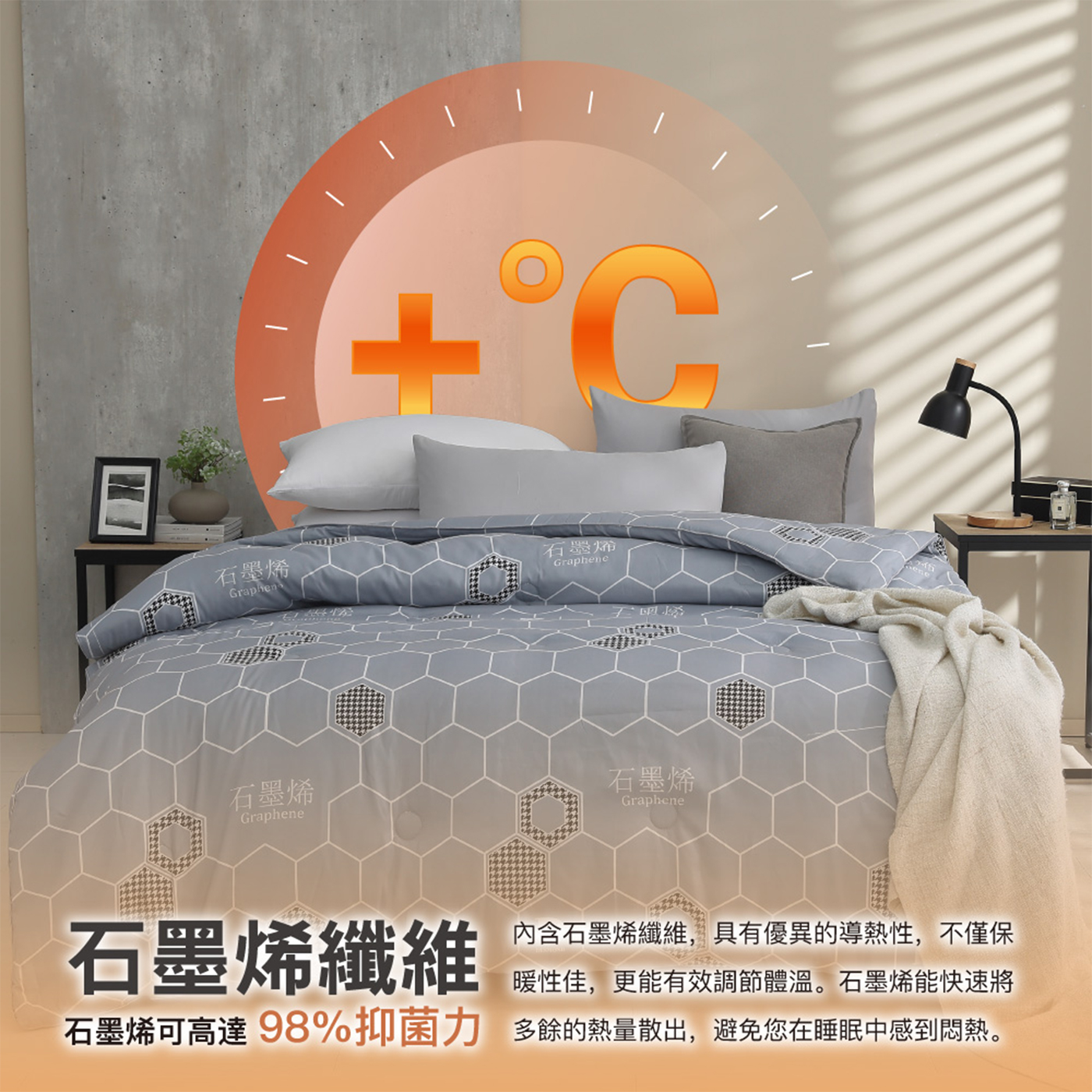 【BEST】台灣製造石墨烯系列 天絲保暖被 水鳥被 發熱羊毛被 四季被 8x7尺保暖被 冬被 多款任選 贈行李箱吊牌 1入