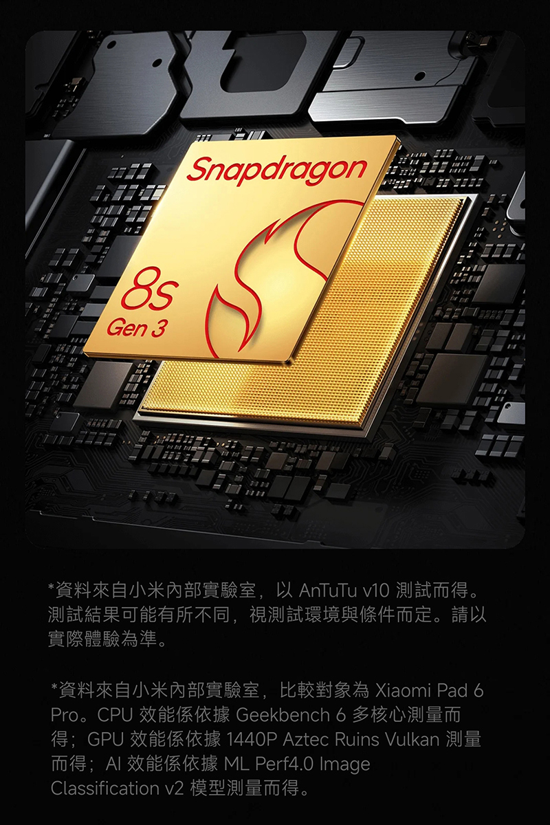 小米 Xiaomi Pad 7 Pro (8G/256G) 11.2吋平板電腦-贈韓版收納包+指環支架+奈米噴劑