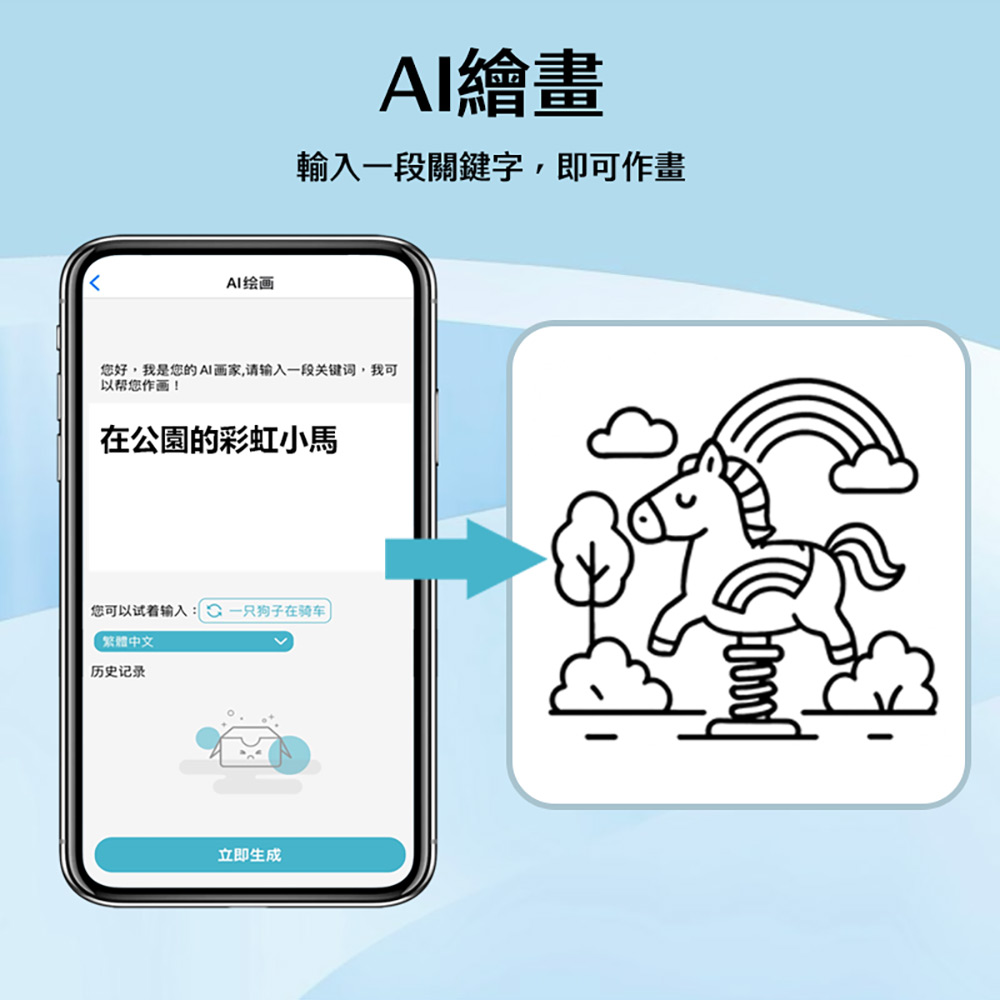 YT-8093 AI版 兒童即可拍(無需墨水 即拍即印 一鍵列印 180度旋轉鏡頭 4800萬像素 2吋大螢幕 16倍數位變焦)