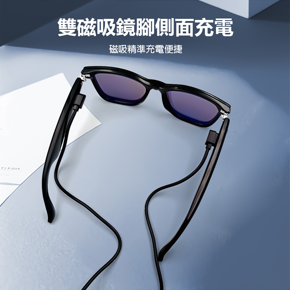 IS-S05 AI版 智能藍芽眼鏡(通過SGS認證 全系列雙基板+TWS立體音雙聲道 骨傳導技術 寶利徠鏡片)