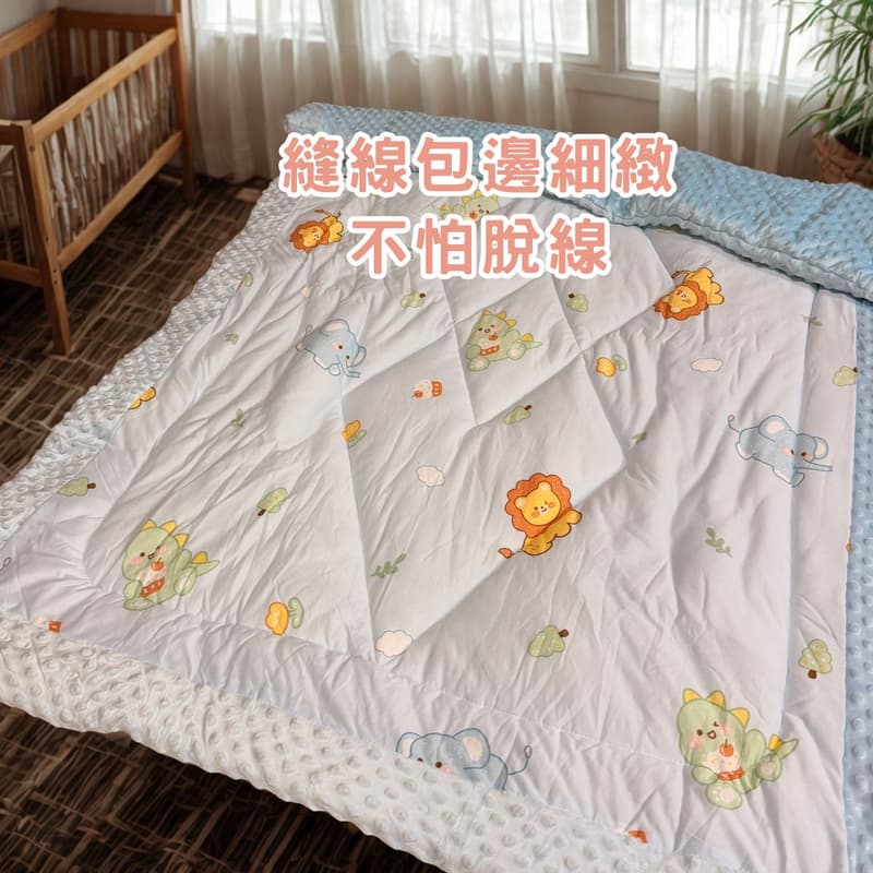 凱美棉業|秋冬限定 嬰幼兒被子豆豆被 幼兒蓋被 加厚兒童被 四季新生兒包被 可機洗