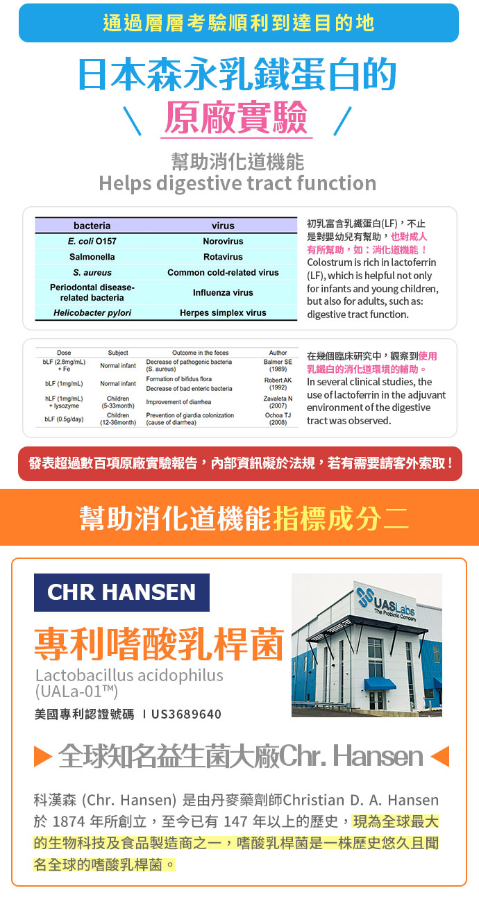 UDR 300億專利乳鐵蛋白比菲菌