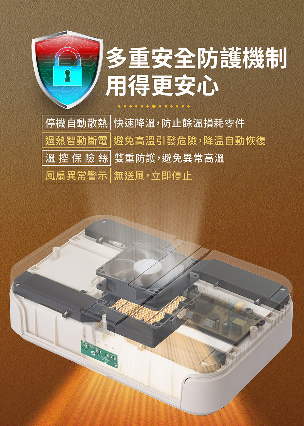 【MOLIJIA 魔力家】M197移動雙掛式UV抑菌熱風烘衣機