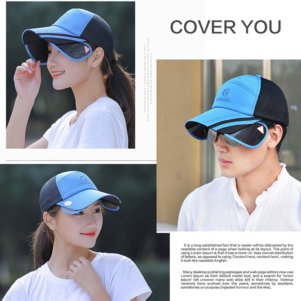 【JAR嚴選】韓版潮男防曬可伸縮放大透氣排汗棒球遮陽帽