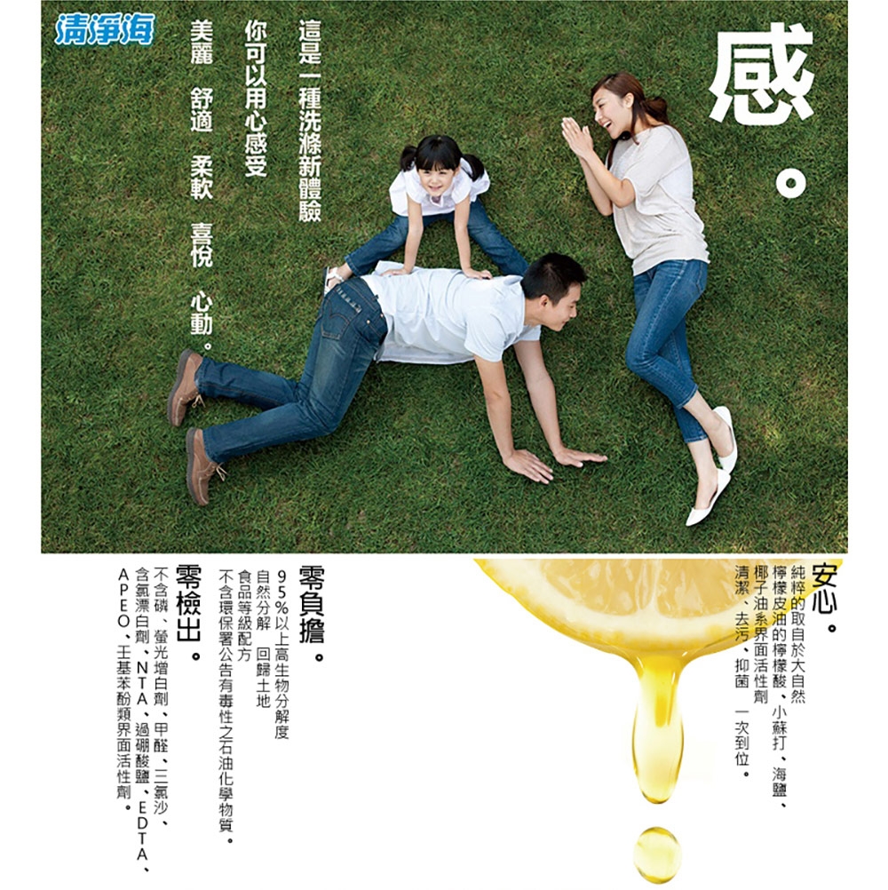 清淨海 檸檬系列環保浴廁清潔劑 500g (超濃縮潔淨抗菌配方)