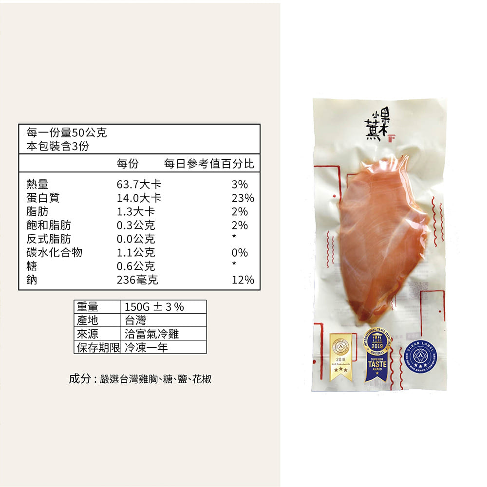 【果木小薰】冷燻舒肥鴨胸+舒肥雞胸+冷燻五花肉片超值三件組(潔淨標章 iTQi評鑑 風味評鑑)