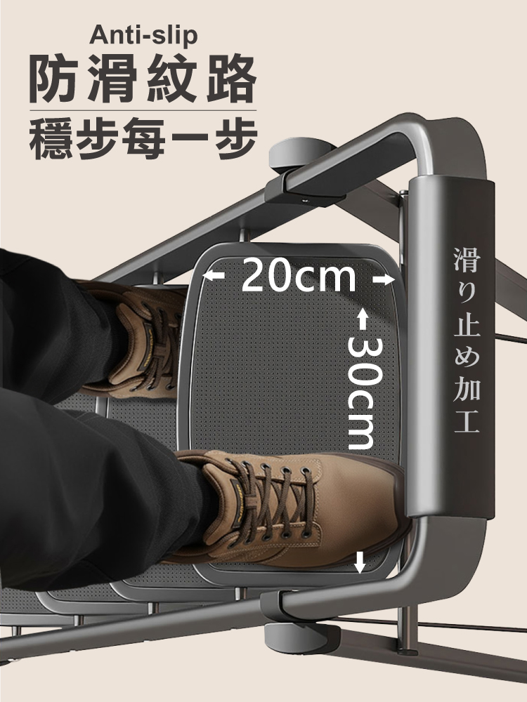 【ANDYMAY2】穩步安全扶手折疊人字梯(OH-K605)