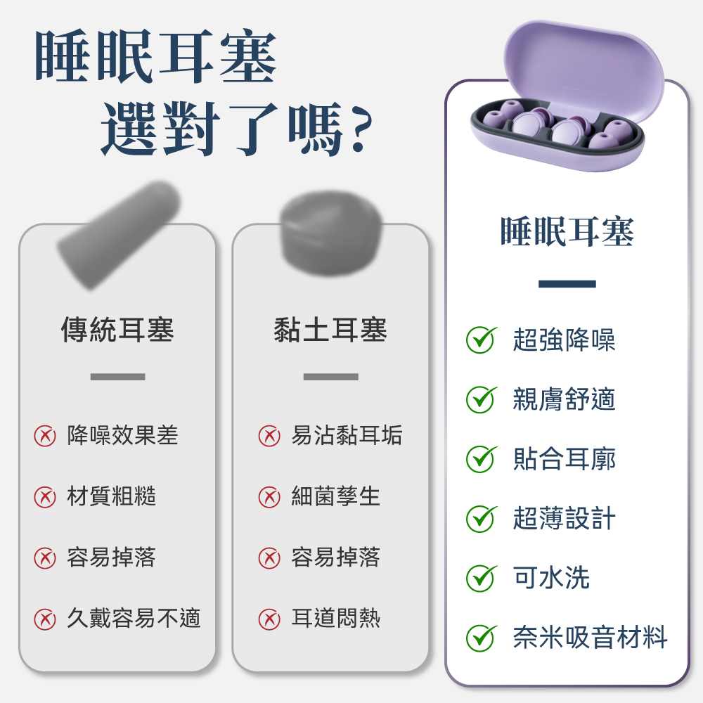 【DTAudio 聆翔】睡眠耳塞|助眠神器、45dB深度降噪