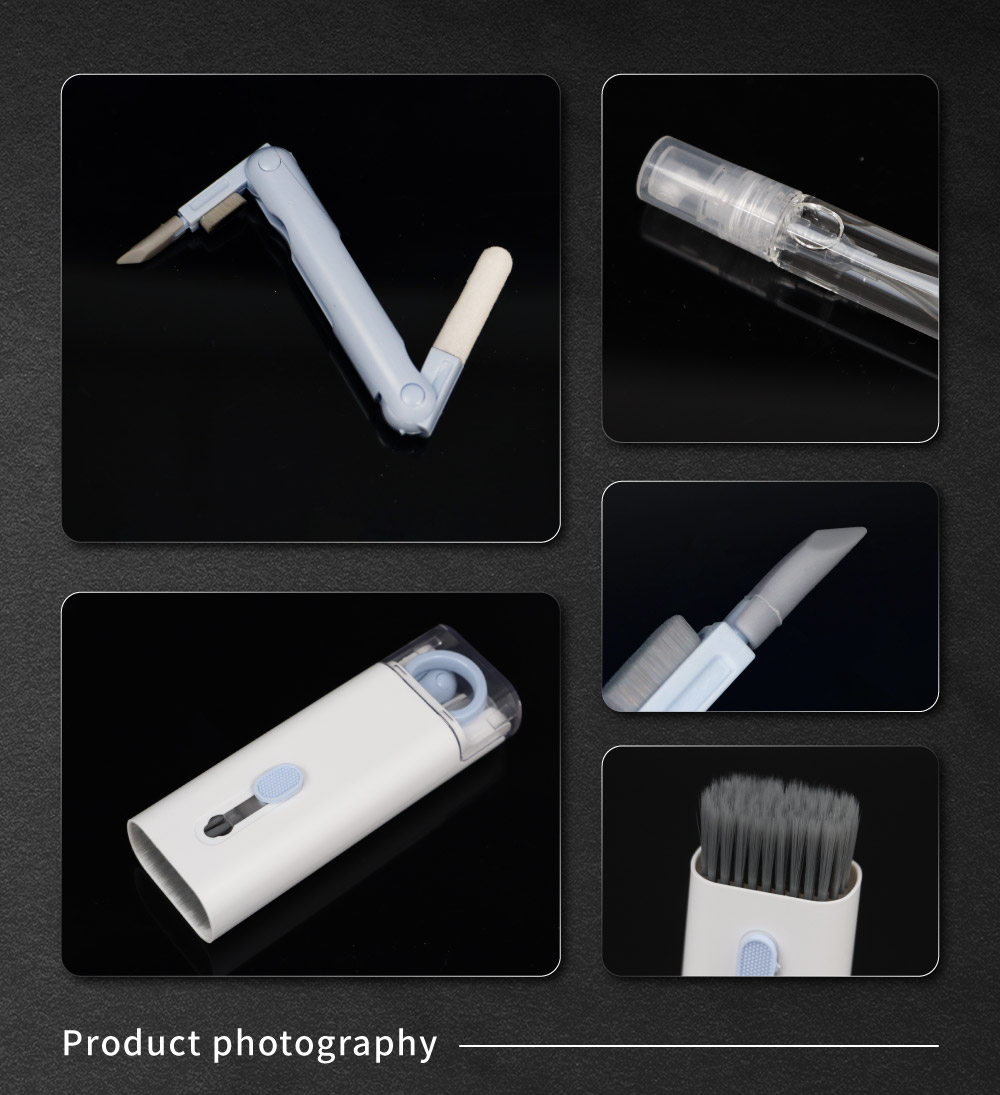 【DTAudio 聆翔】七合一清潔筆|矽膠筆尖、植絨棉棒