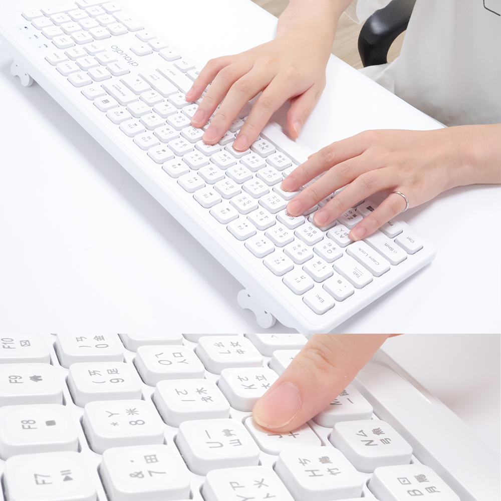 【DTAudio 聆翔】DTA-WK300 無線靜音鍵盤|自動休眠省電、即插即用