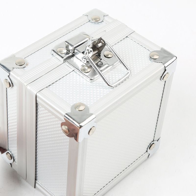 鋁製方形小型首飾收納盒