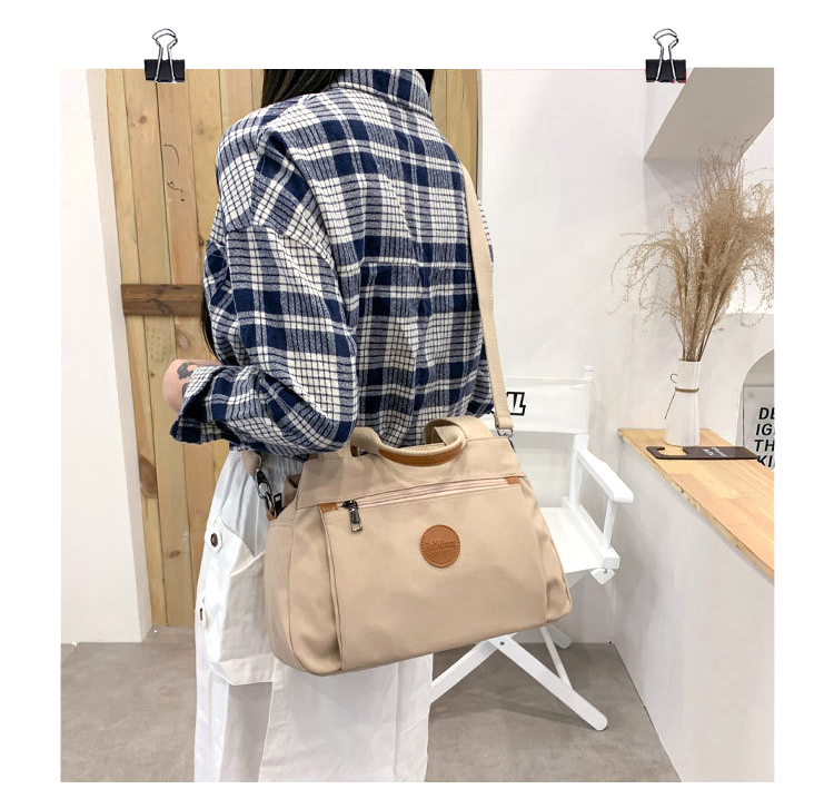 大容量防潑水多隔層收納波士頓包 五色 斜背包 肩背包 手提包