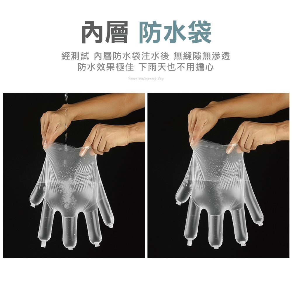 加厚保暖防風防潑水可觸控手套(黑色)