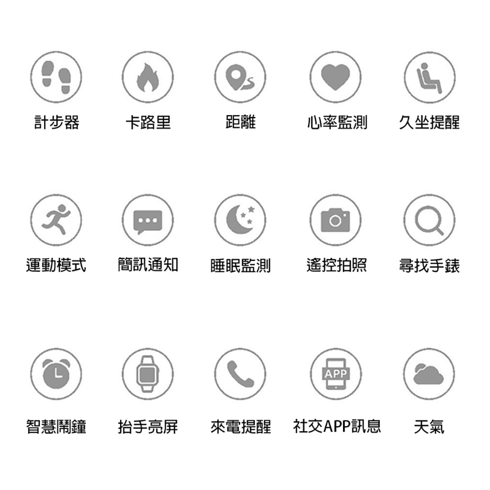 SW-MCR300 藍芽運動手錶 贈透明殼+八款錶帶(藍芽通話 1.92吋高清螢幕 多種運動模式 LINE來電通知)