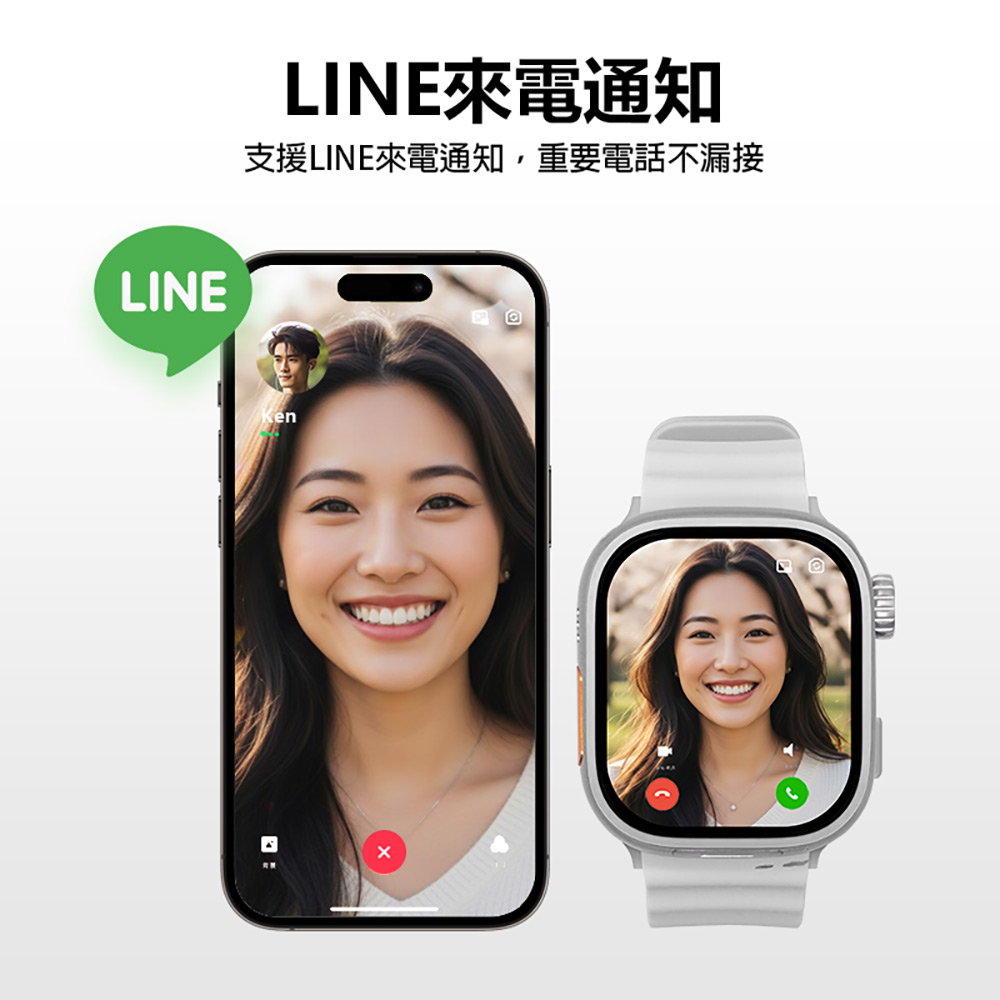 SW-MCR300 藍芽運動手錶 贈透明殼+八款錶帶(藍芽通話 1.92吋高清螢幕 多種運動模式 LINE來電通知)