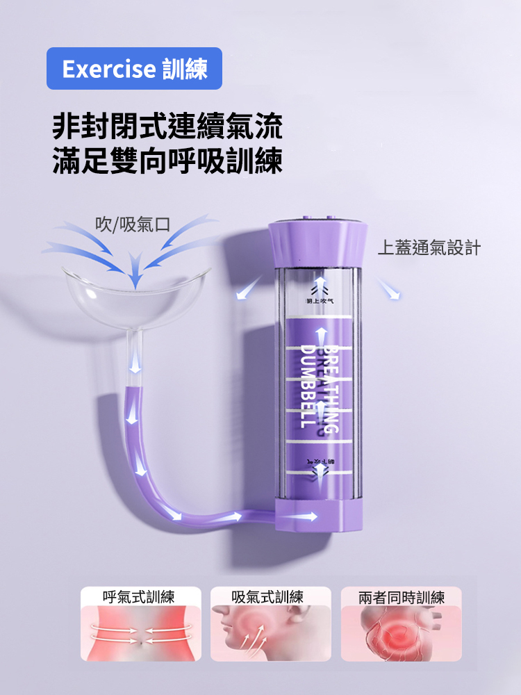 負重式呼吸啞鈴