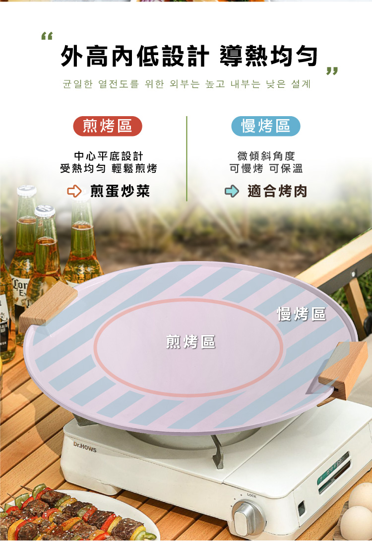 【ANDYMAY2】明洞不沾燒烤盤附把手(AM-D705)