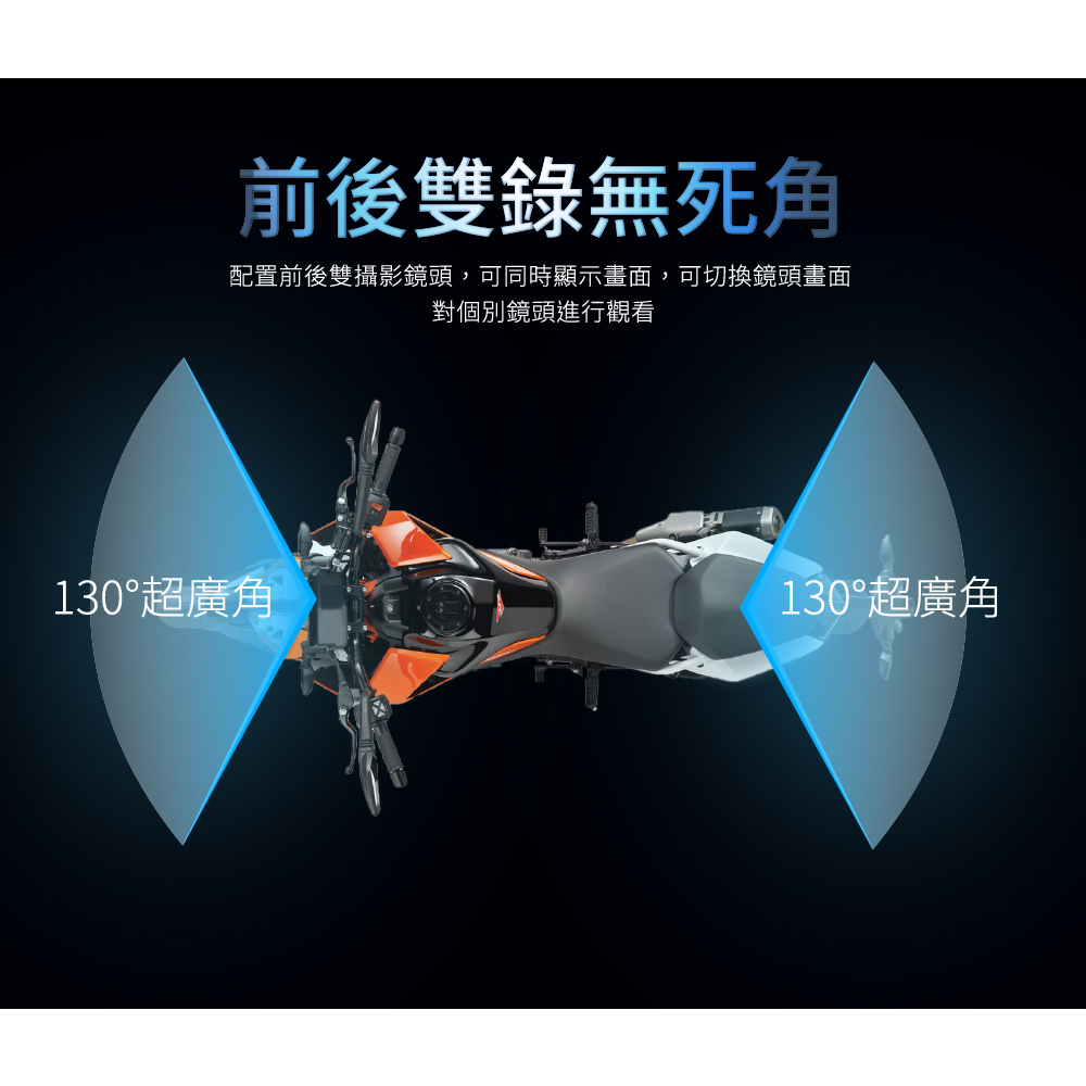 【勝利者】DV688 第五代全機防水雙1080P機車行車紀錄器 SONY雙鏡頭 GOGORO可用