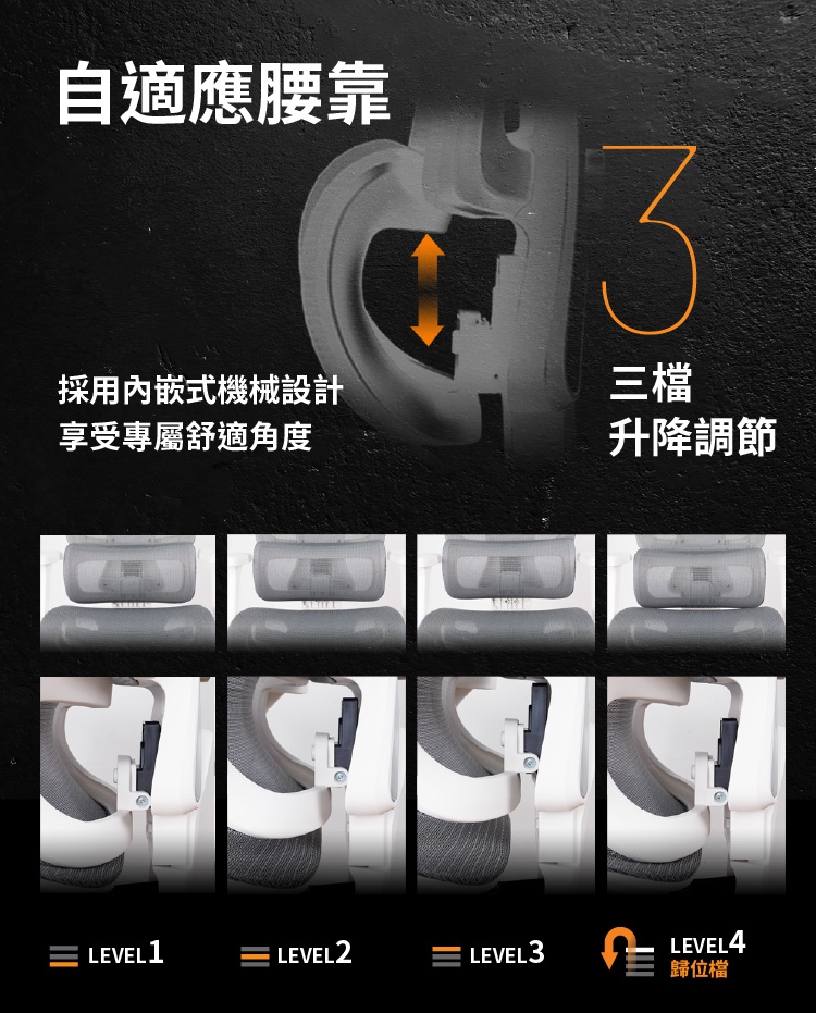 【ANDYMAY2】格拉斯人體工學安全透氣辦公椅-X07舒適進階款(OH-K227)