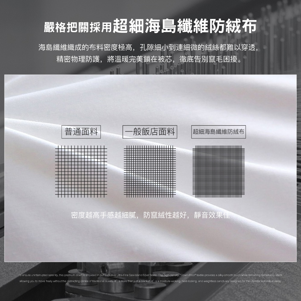 (20260122 新約) 【BEST】台灣製造 100%純天然水鳥羽毛被 100%超細海島纖維防絨布 雙人2.2kg