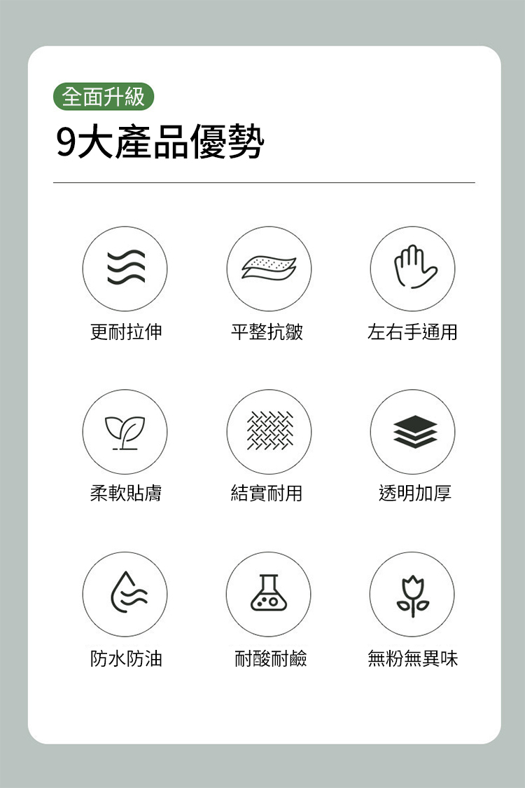 一次性耐用食品級TPE手套-3包/6包/12包