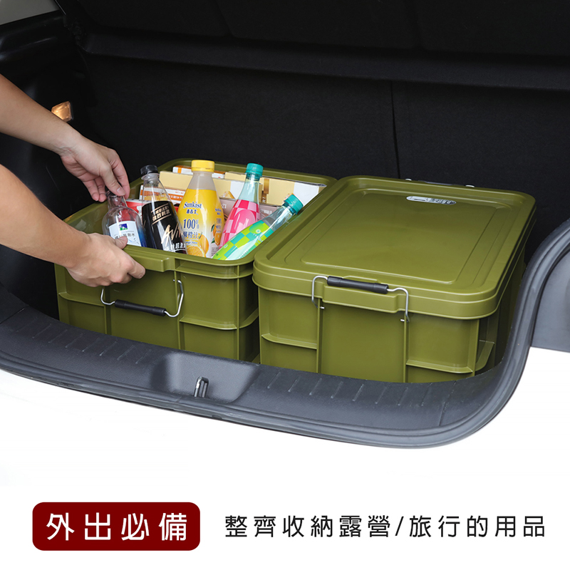 KEYWAY 工業風強固型掀蓋式整理箱21L&45L