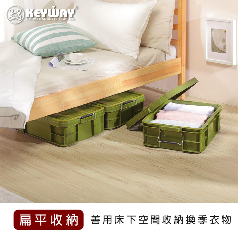 KEYWAY 工業風強固型掀蓋式整理箱21L&45L