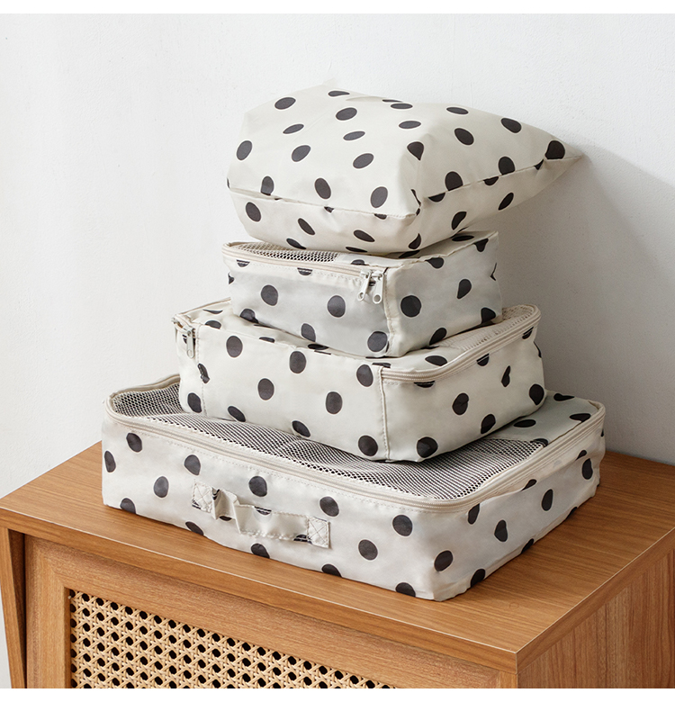 【Amos】摩登豆豆旅行收納袋組合