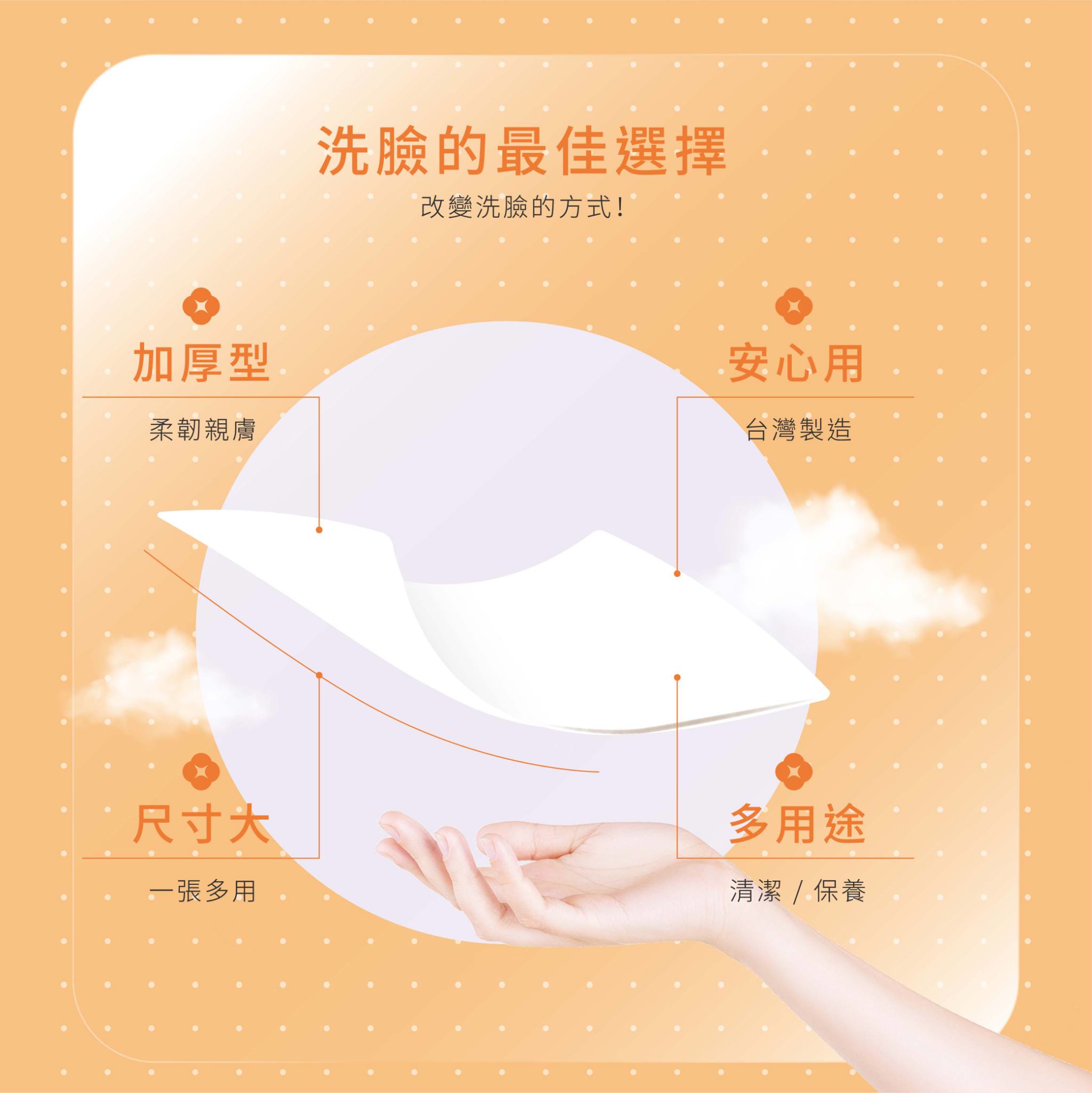 【宏瑋】洗臉巾 乾濕兩用巾 一次性 拋棄式 卸妝巾