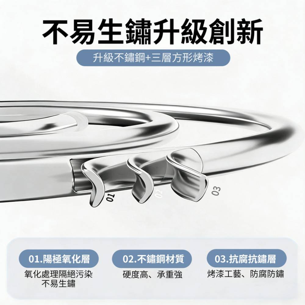 【螺旋360】防風不鏽鋼螺旋曬衣架 曬被晾浴巾 加厚加粗 免安裝