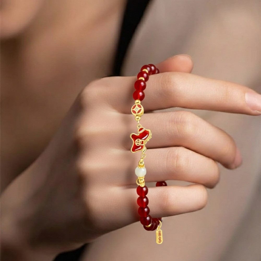 紅潤馬年暴富鴻運手串/福馬手鍊
