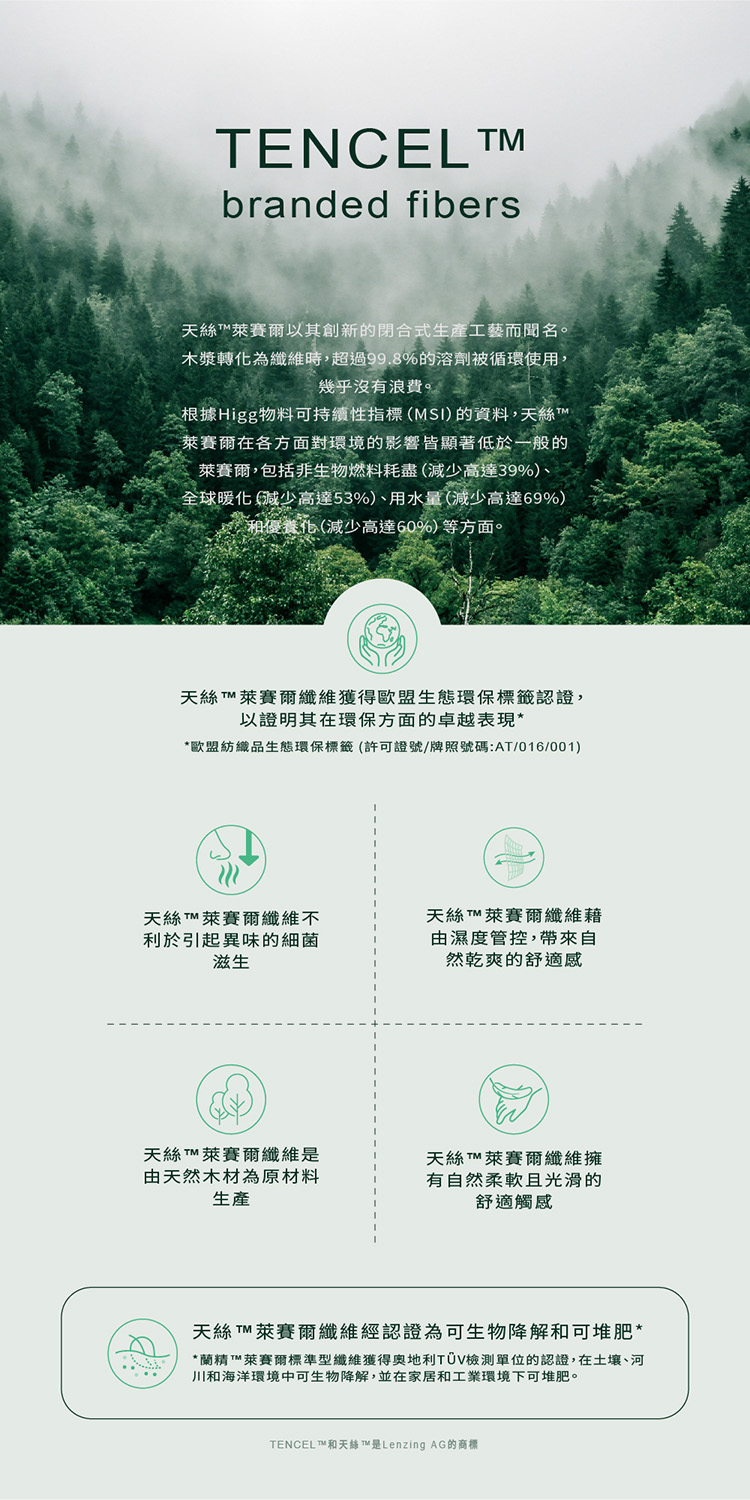 台灣製文青素色300織100%TENCEL™純天絲™親膚絲感鋪棉兩用被床包組-60支專櫃