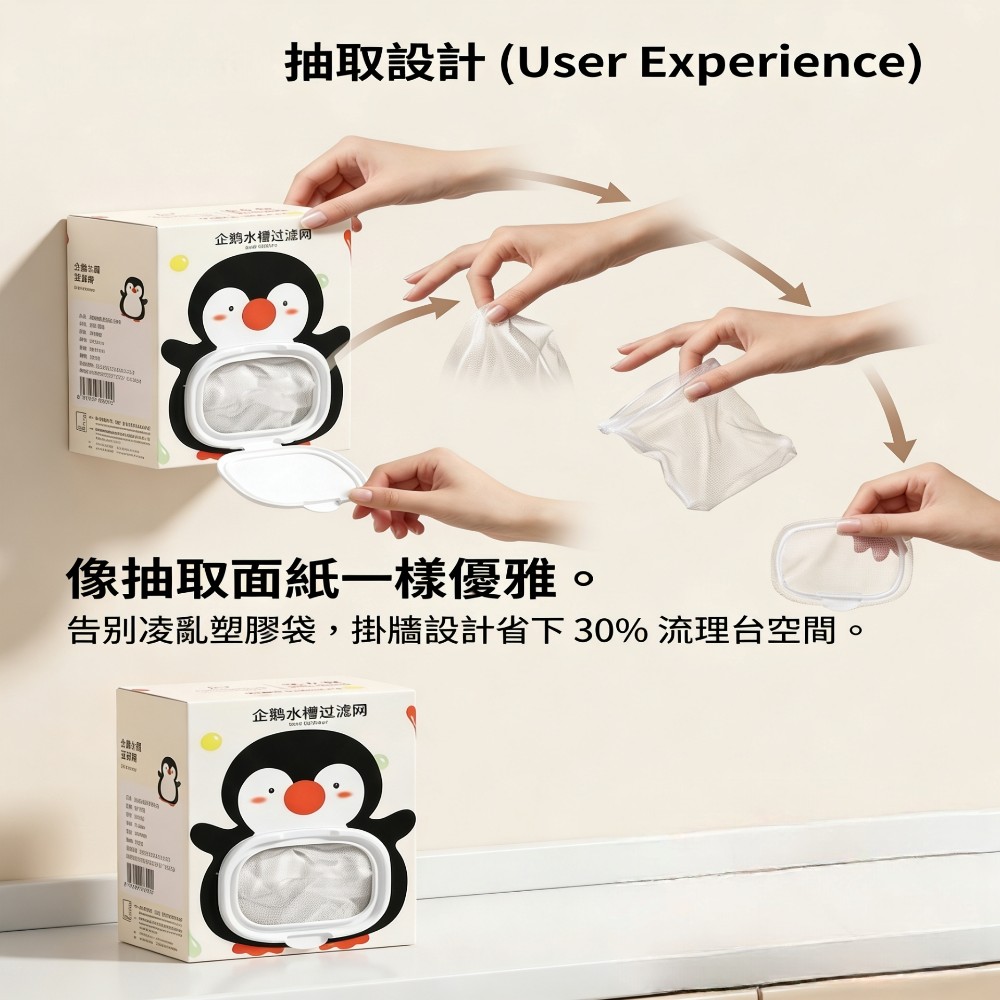 【Q企鵝】抽取拋棄式防堵水槽過濾網 水槽清潔 防蟲防臭 拋棄不沾手