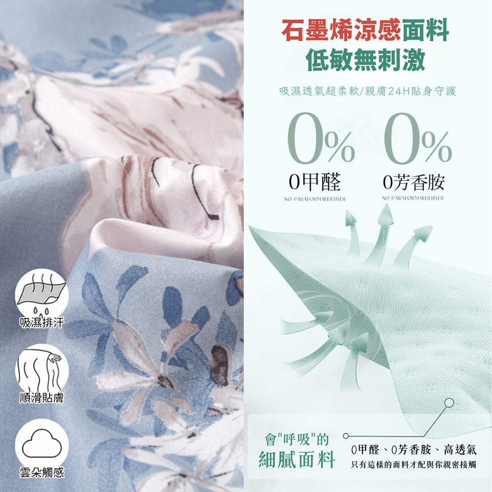 1881舒柔棉石墨烯夏涼被 115*180 夏被 涼被 空調被 舒柔棉 石墨烯 智慧導熱 清爽