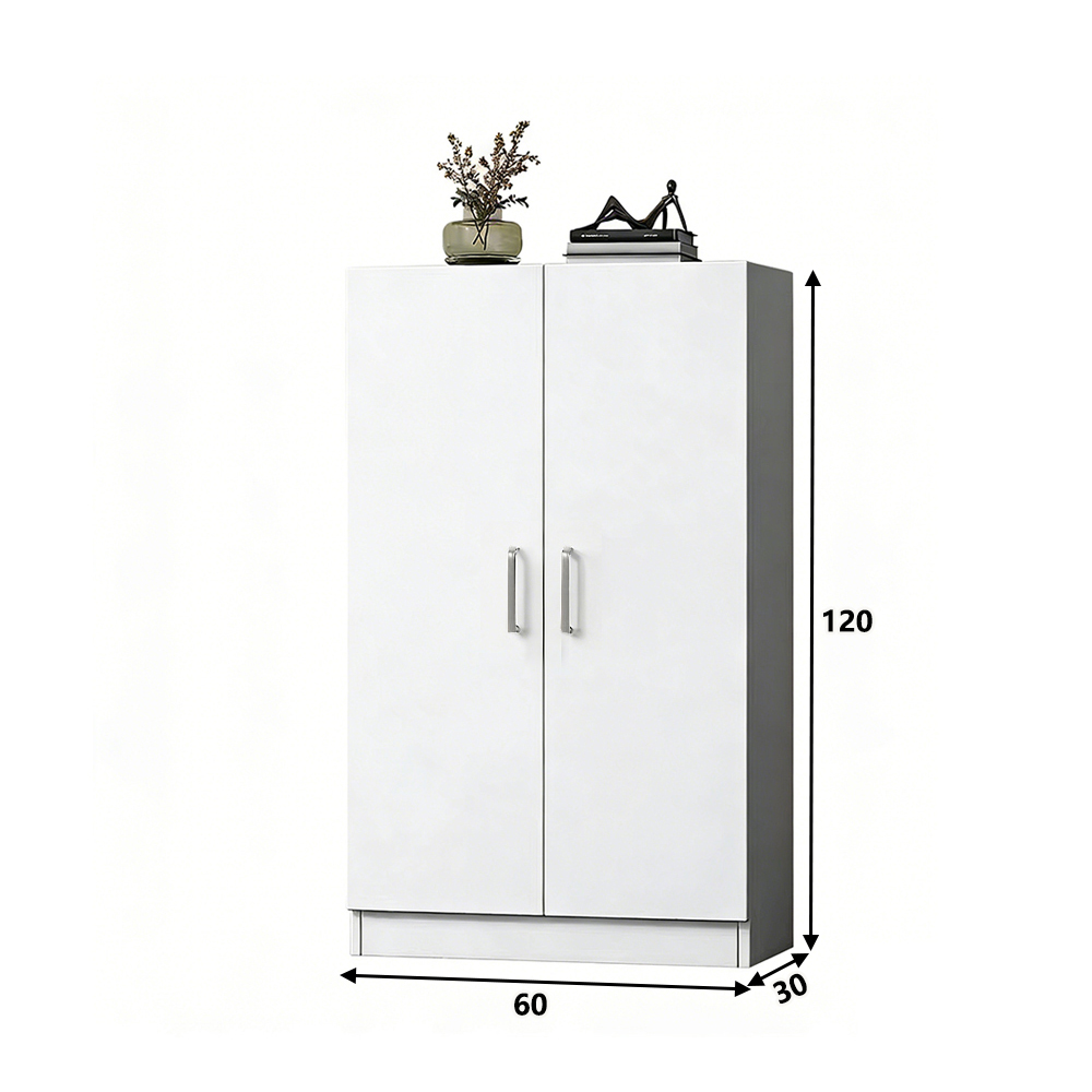 【E家工廠】鞋櫃 60公分兩門鞋櫃 收納鞋架 玄關鞋櫃 073