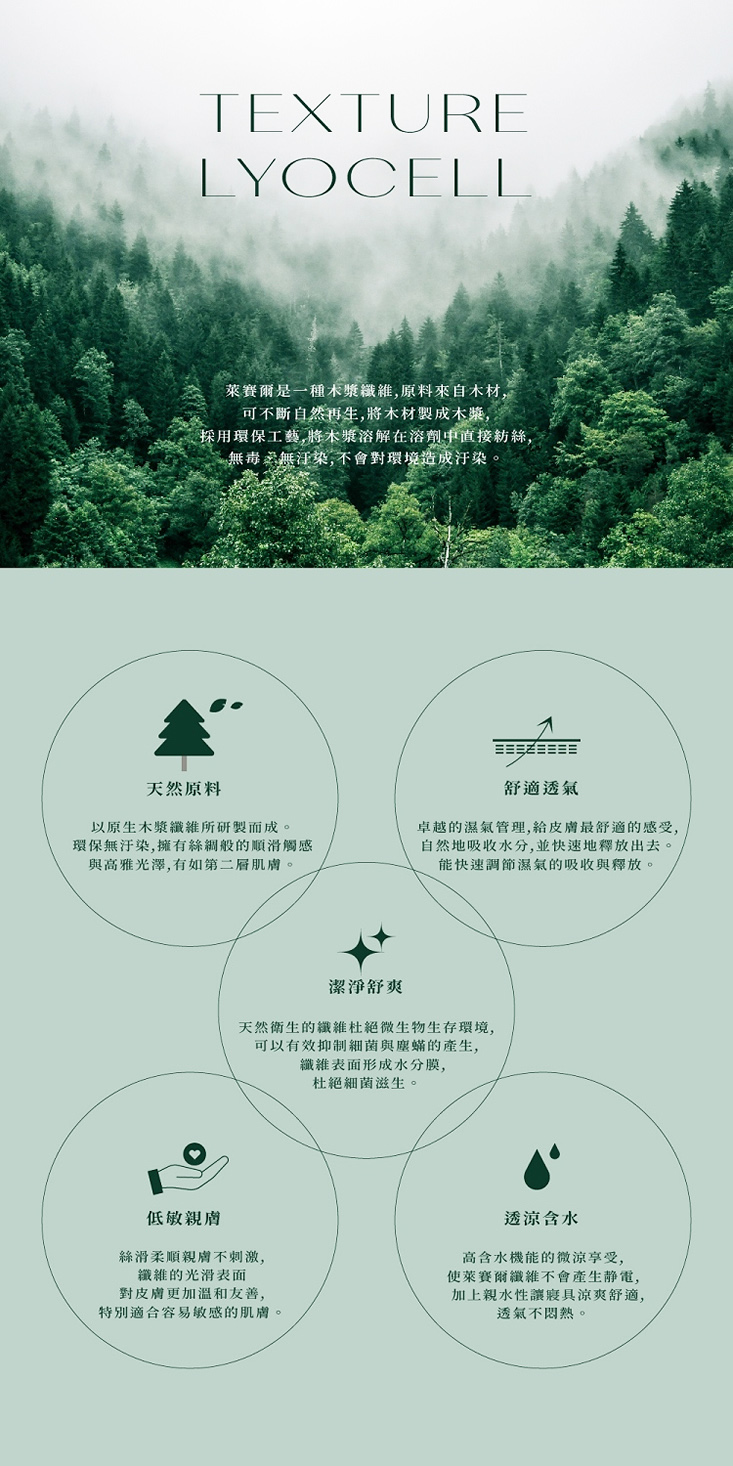 台灣製LYOCELL萊賽爾日系素色柔絲舖棉兩用被床包組