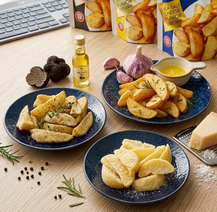 【福伯】原切薯角(黑松露風味/大蒜奶油風味/海鹽起司風味)