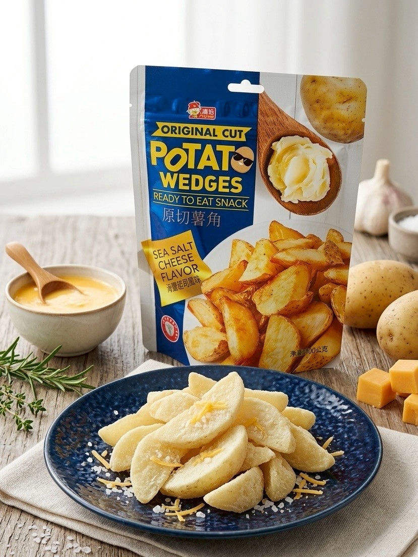 【福伯】原切薯角(黑松露風味/大蒜奶油風味/海鹽起司風味)