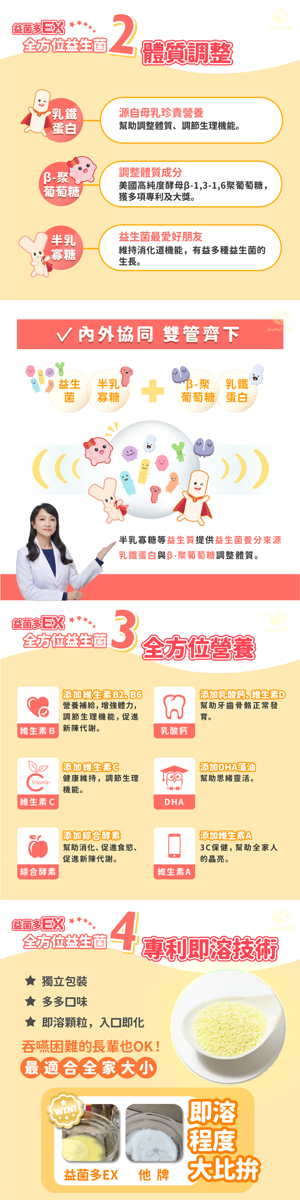 【JoyHui佳悅】益菌多16週年限量特惠組 (4盒/共120包) 限量獨家荔枝口味益生菌