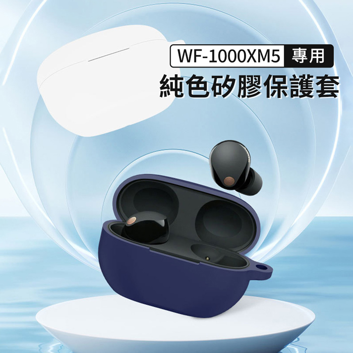 SONY WF-1000XM6 1000XM5 專用 透明/矽膠/皮革耳機保護套(附吊環)