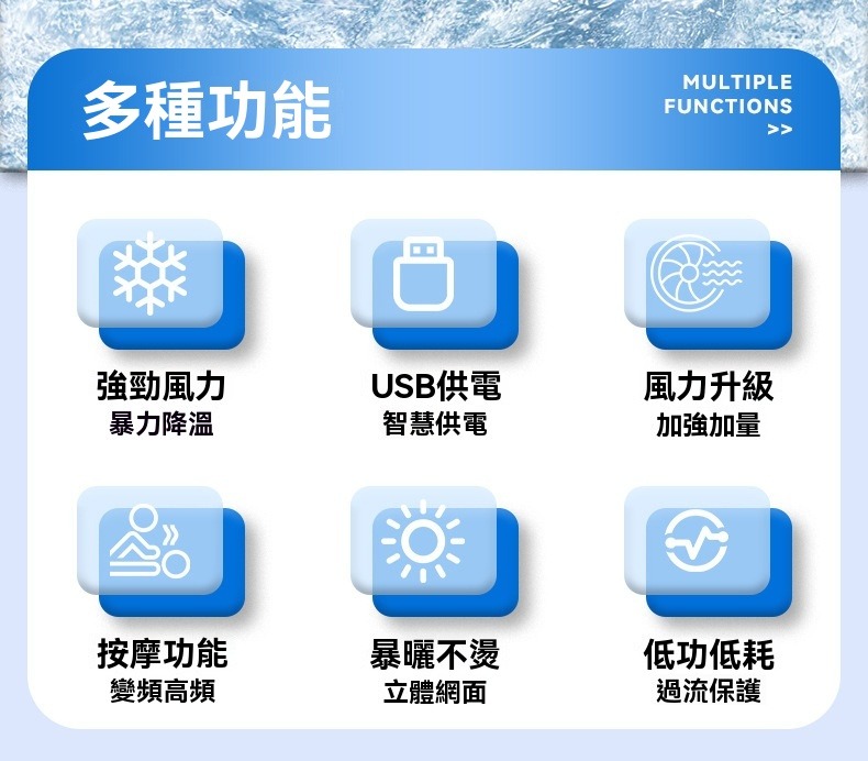 升級款八風扇夏季清涼通風坐墊 USB 涼爽 椅墊 座墊 散熱 降溫