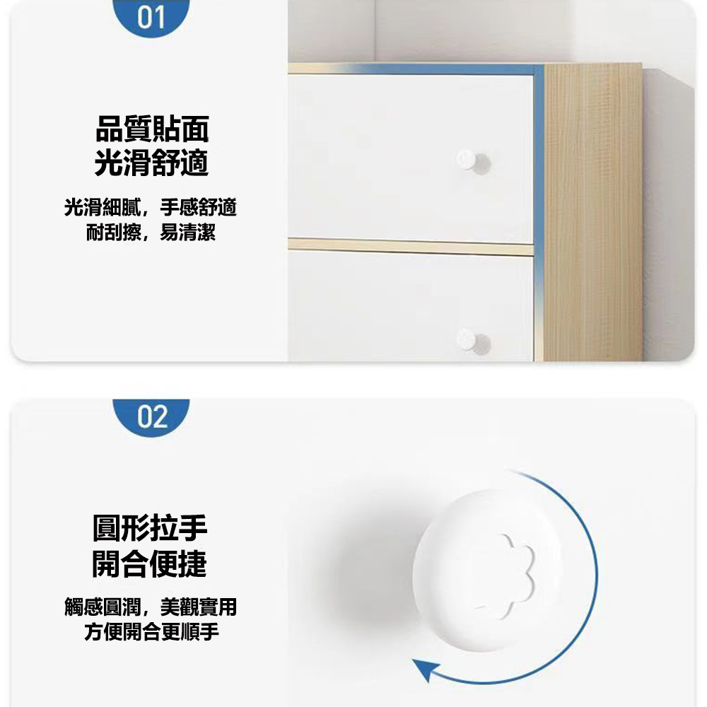 【E家工廠】收納櫃 書櫃 北歐書櫃 書架 儲物櫃 三層櫃 281