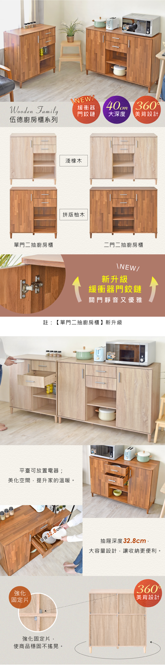 【HOPMA】MIT簡約現代廚房櫃