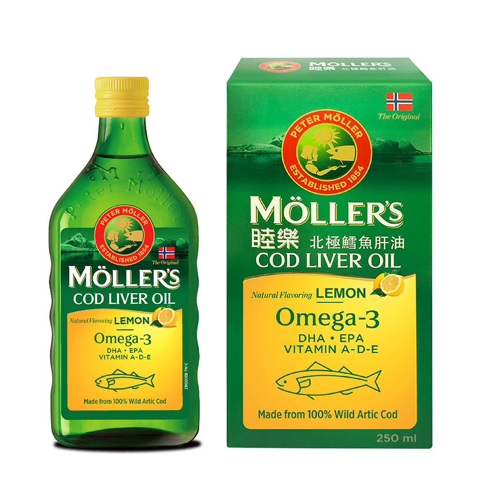 Mollers睦樂 鱈魚肝油250ml -檸檬風味 (有效期限:2027.02)