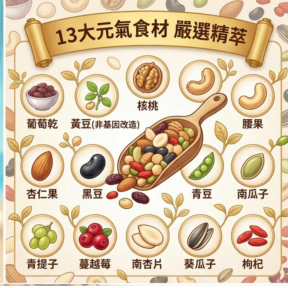 品鮮生活 13道綜合養生堅果 400g