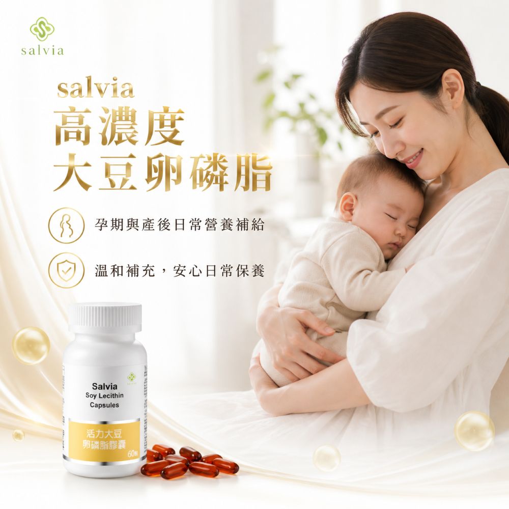 【Salvia】高濃度活力大豆卵磷脂膠囊