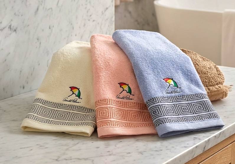 凱美棉業 MIT台灣製 雨傘牌 厚實純棉吸水毛巾 刺繡花邊