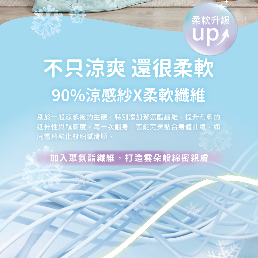 CoolTouch爽涼感系列雪酪冰爽被 單人150X200cm (多款任選)冷氣毯 涼感紗 涼被 夏被涼被