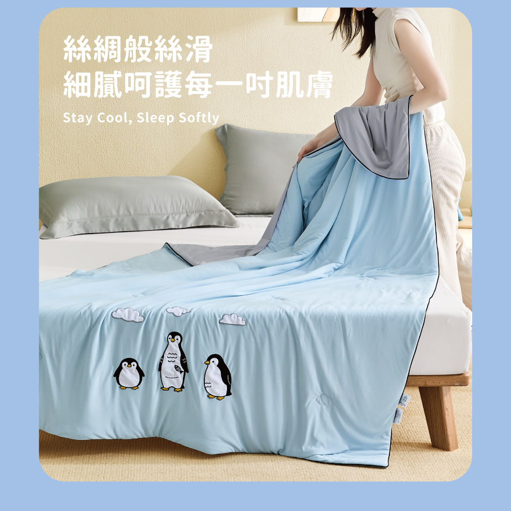 CoolTouch爽涼冰封絲綢涼涼被 (多色任選)冷氣毯 涼感紗 涼被 夏被涼被